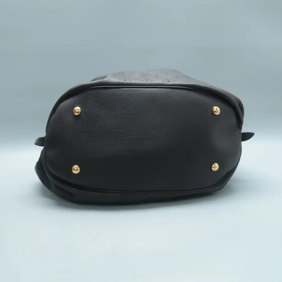 100% Authentic Louis Vuitton Mahina Lunar Brown Monogram Leather Tote 719-12524 - Picture 5 of 12